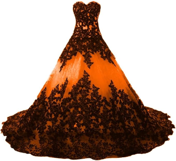 Orange Homecoming Dress For Wedding