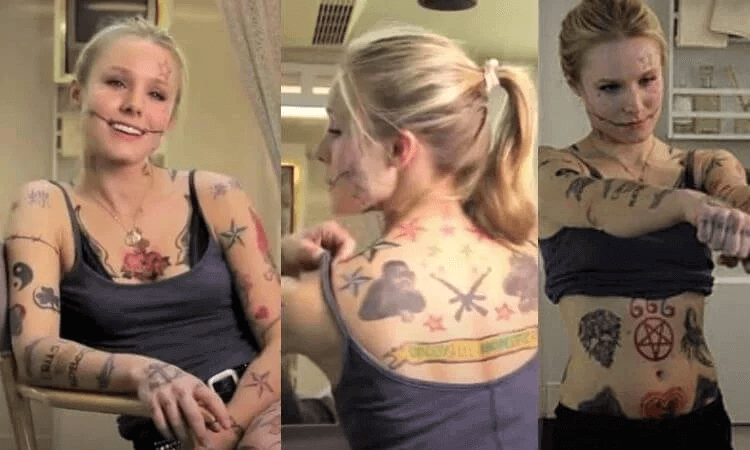 The Meaning Behind Kristen Bell's Tattoos